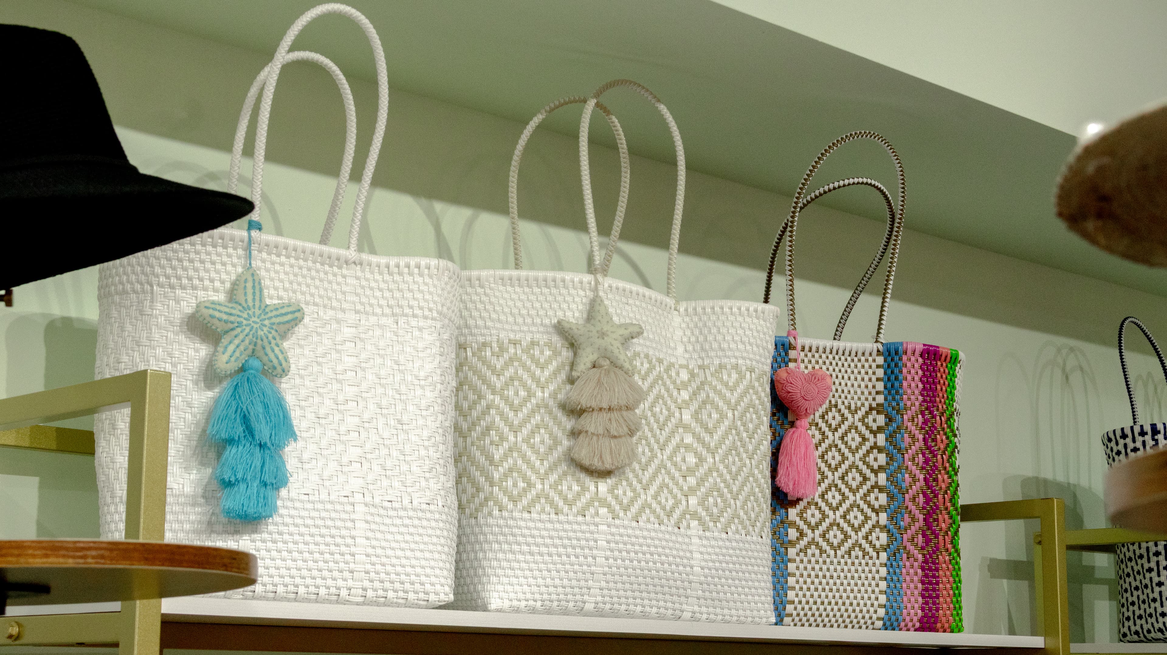 Woven Totes with Tassels